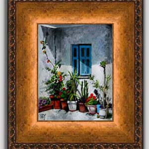 La Ventana Azul, Villa Courtyard Flwer Pots By Internationally Renowned Artist Yary Dluhos