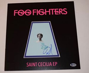 dave grohl signed autographed saint cecilia ep record album bas coa