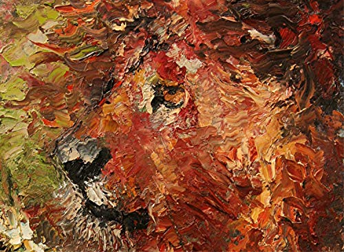 (SOLD) Kaitiaki ❤ - NEW FOR 2019 The pride guardian lion by internationally renown painter Andre Dluhos