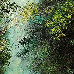 SOLD The Mysterious Woods, Lush Forest Trees By Internationally Renown Artist Andre Dluhos