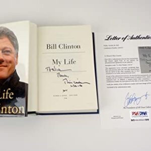 President Bill Clinton Signed Autograph My Life 1st Edition/1st Error Print Book PSA/DNA COA