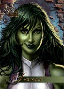 2019 flair marvel #65 she-hulk official entertainment trading card in raw (nm or better) condition