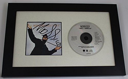 Morrissey Kill Uncle Signed Autographed Music Cd Compact Disc Insert Framed Display Loa