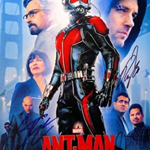 Paul Rudd/Corey Stoll/Peyton Reed Signed Autographed 12X18 Photo Ant Man 814275