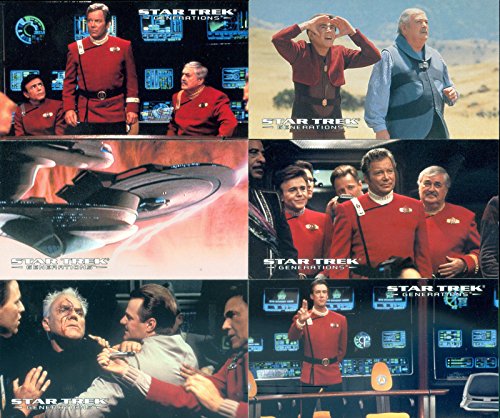 STAR TREK GENERATIONS CINEMA WIDEVISION 1994 SKYBOX COMPLETE BASE CARD SET OF 72 MOVIE