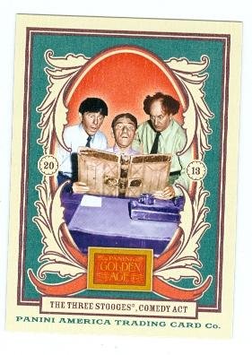 The Three Stooges trading card 2013 Panini Golden Age #41