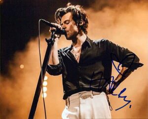 harry styles (one direction) 8×10 signed photo signed in-person