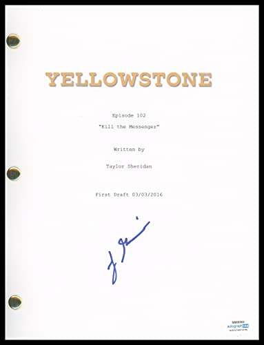 Luke Grimes"Yellowstone" AUTOGRAPH Signed 'Kayce Dutton' Episode Script ACOA