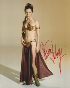 carrie fisher reprint signed autographed princess leia star wars 8×10 photo #3 rp
