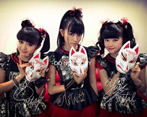 babymetal japenese heavy metal trio reprint signed 11×14″ poster photo #5 rp