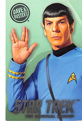 Leonard Nimoy as Spock trading gaming card Star Trek 2016 Dave Busters #SP1 2x3 inches