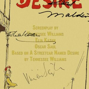 A Streetcar Named Desire Script Limited Signature Edition Studio Licensed Custom Frame