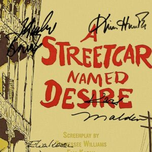 A Streetcar Named Desire Script Limited Signature Edition Studio Licensed Custom Frame