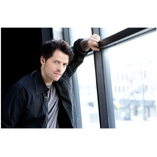 Misha Collins 8x10 photo Supernatural Window Scene Great Image