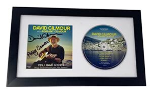 david gilmour signed yes i have ghosts framed cd cover display pink floyd coa