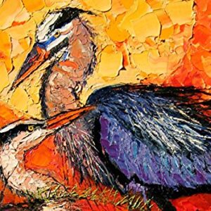 Blue Herons, Limited Edition, Signed and Numbered Print