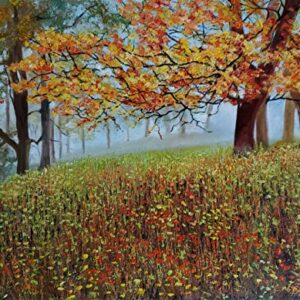 Early Morning Dew, Landscape by Internationally Renowned Painter Yary Dluhos