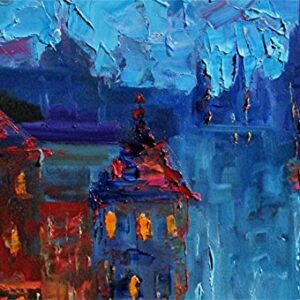 Old City Night, Limited Edition, Signed and Numbered Print