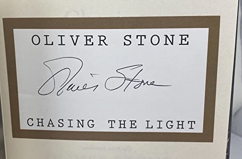 Oliver Stone Signed Chasing The Light Hardcover Book Platoon Scarface COA