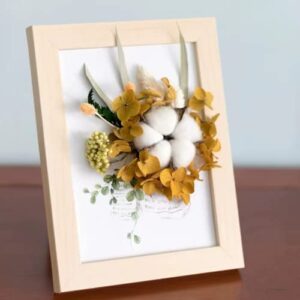 Holiday Gift Real Flower Specimen Picture Frame Petal Ornaments Display rack Hanging Picture Wall Decoration Party interior Decoration Handmade material Wrap - the best gift
