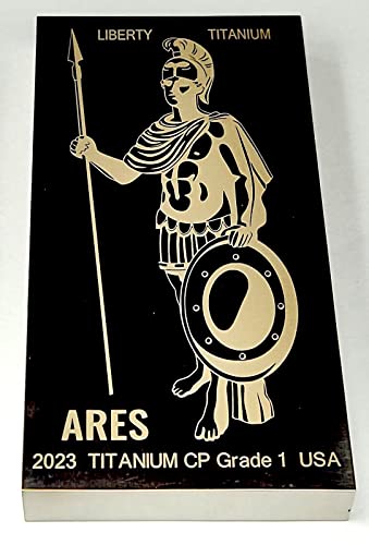 Ares 1 Pound Titanium Art Bar | Greek Gods