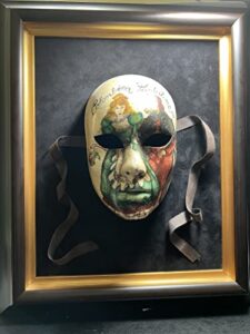 harlequin framed wall mask