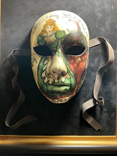 Harlequin Framed Wall Mask