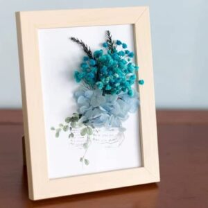 holiday gift real flower specimen picture frame petal ornaments display rack hanging picture wall decoration party interior decoration handmade material wrap – the best gift