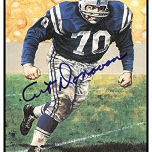 Art Donovan Signed Goal Line Art Card GLAC Autographed Colts PSA/DNA