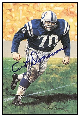 Art Donovan Signed Goal Line Art Card GLAC Autographed Colts PSA/DNA