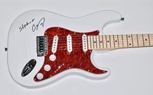 corey taylor signed autographed electric guitar slipknot beckett witnessed coa