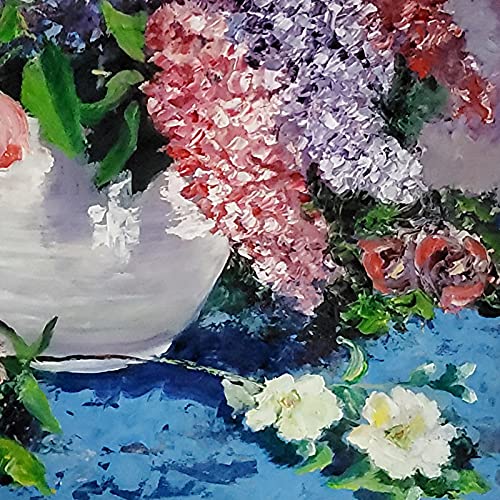 A Pitcher of Spring - Floral Still Life by Internationally Renowned Painter Yary Dluhos