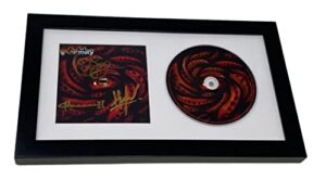 alien weaponry signed autographed tangaroa framed cd display full metal band coa