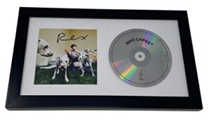 rex orange county signed autographed who cares? framed cd display acoa coa