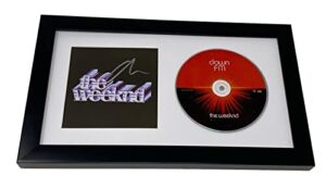 the weeknd signed autographed dawn fm framed cd display abel tesfaye coa