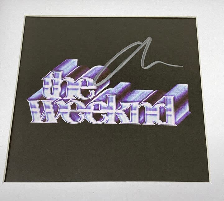 The Weeknd Signed Autographed Dawn FM Framed CD Display Abel Tesfaye COA