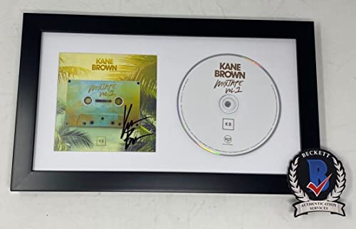 Kane Brown Signed Autographed Mixtape Vol. 1 Framed CD Display Beckett COA