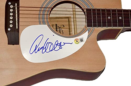 Ann Wilson Signed Autographed Full Size Acoustic Guitar Heart Band Beckett COA