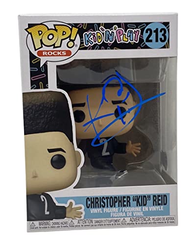 Christopher"Kid" Reid Signed Autographed Funko Pop Kid 'N Play Beckett COA