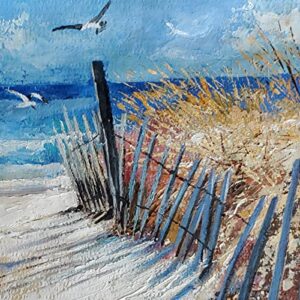 SOLD - Hampton's Summer, Seascape by Internationally Renowned Painter Yary Dluhos