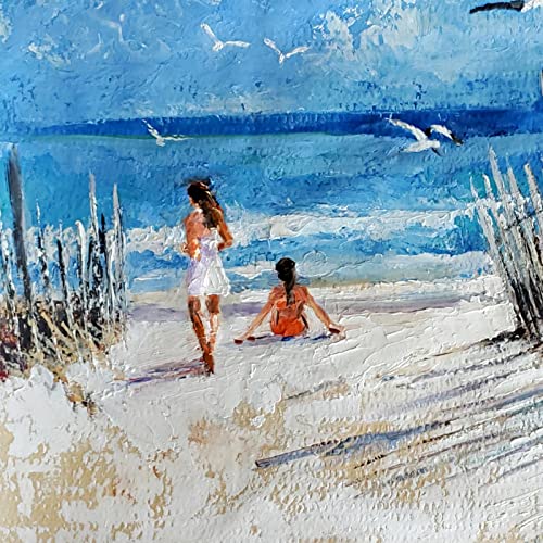 SOLD - Hampton's Summer, Seascape by Internationally Renowned Painter Yary Dluhos