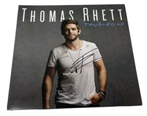 thomas rhett signed autographed tangled up vinyl record album lp beckett coa