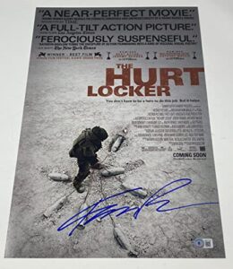 kathryn bigelow signed autograph the hurt locker 12×18 movie poster beckett coa