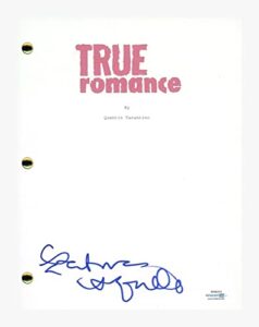 patricia arquette signed autographed true romance movie script acoa coa