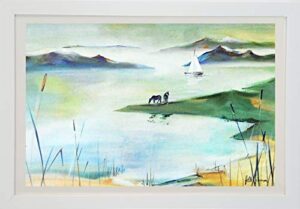 lake i (scenic decor art framed)