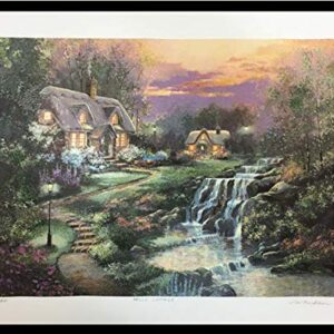 Falls Cottage (Nature Landscape Decor Art Framed)