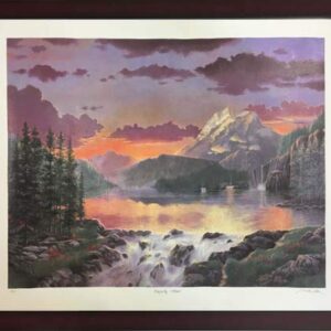 Majesty Lakes (Nature Landscape Decor Art Framed)