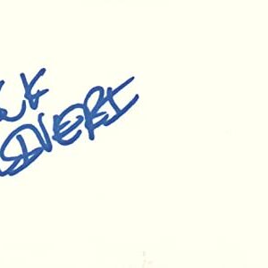 Nick Oliveri Singer Queens of The Stone Age Rock Band Signed Index Card JSA COA