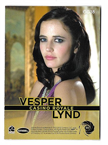 James Bond 50th Anniversary Series 2 Eva Green as Vesper Lynd Casino Royale GG38 Rewards Redemption Card