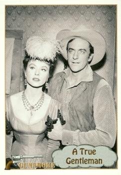 Amanda Blake James Arness trading card Gunsmoke TV show 1993 Pacific #43 Matt Dillon Miss Kitty